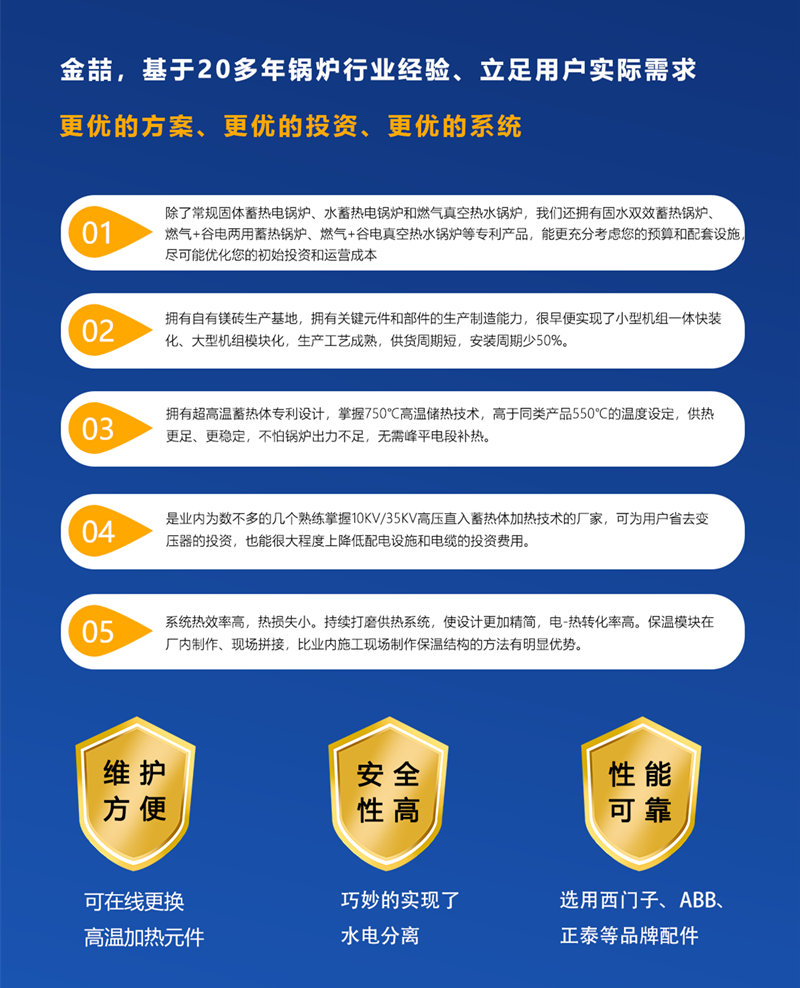 高壓固體蓄熱電鍋爐原理是什么？安全嗎？(圖3)